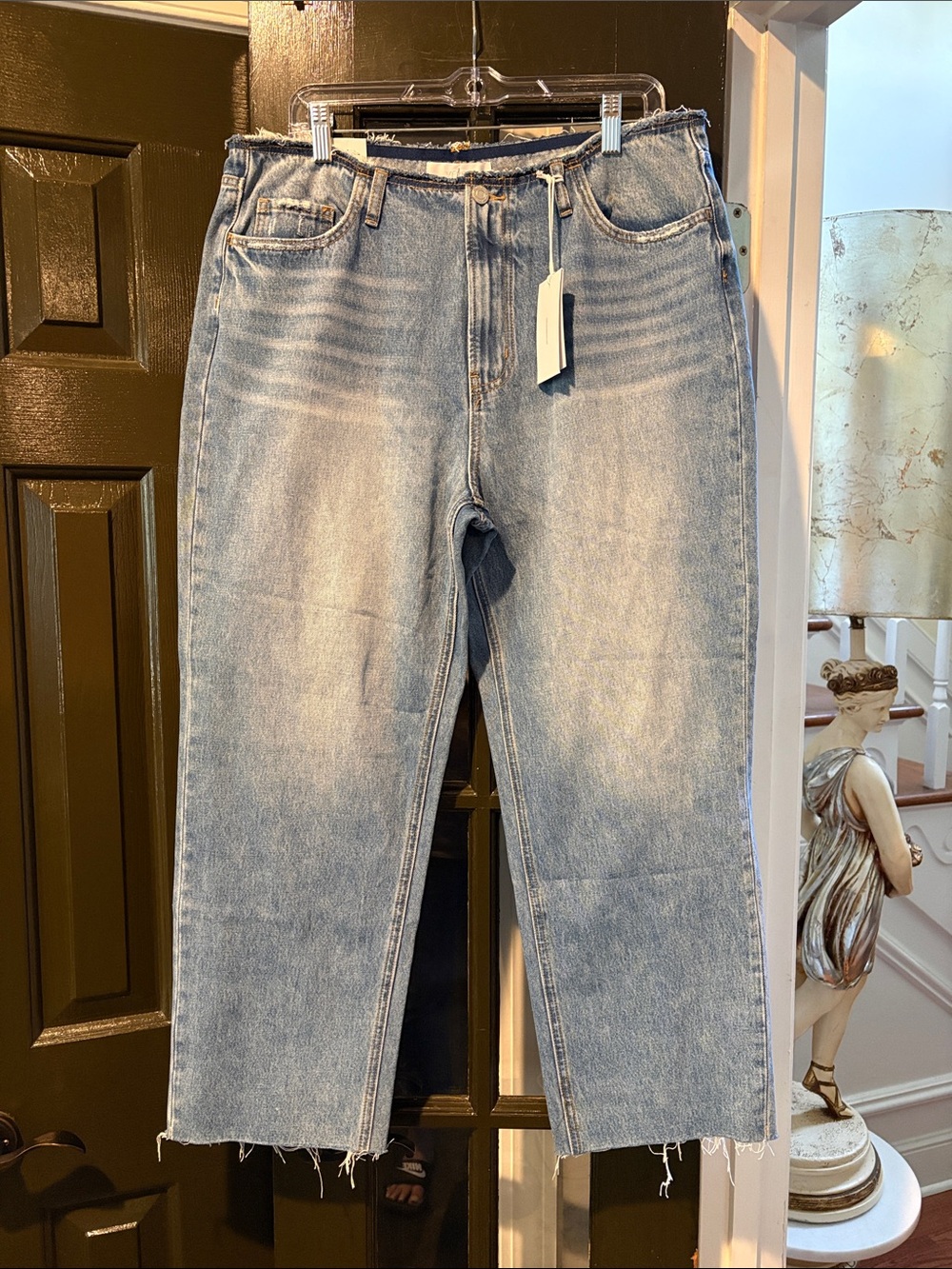 Light Blue Straight-Leg Women’s Jeans